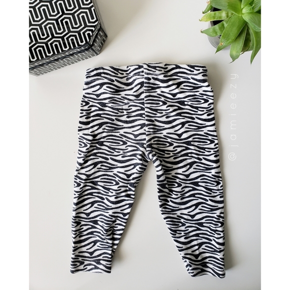 Carter's | Zebra Print Matching Top and Pants Set - Picture 4 of 6